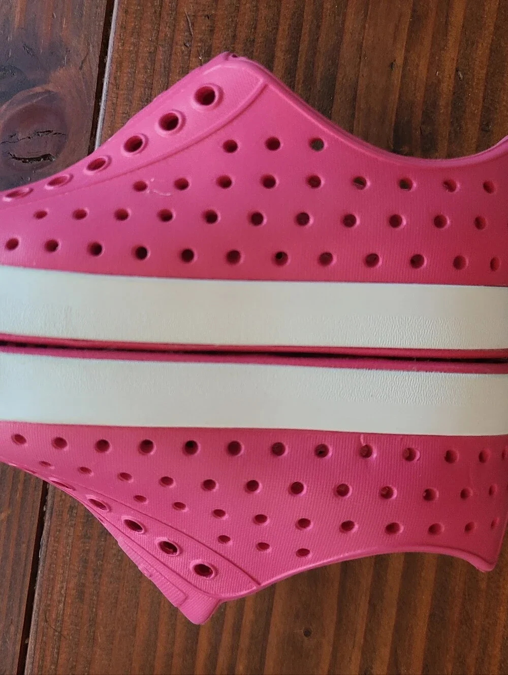 LIKE NEW Native Kids Purple & Yellow, and Pink & White Slip-On Shoes - C11